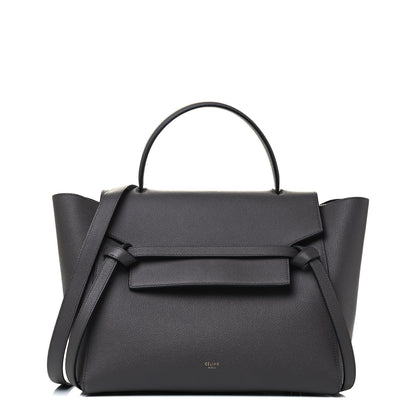Celine Grained Calfskin Mini Belt Bag Grey 1 of 4