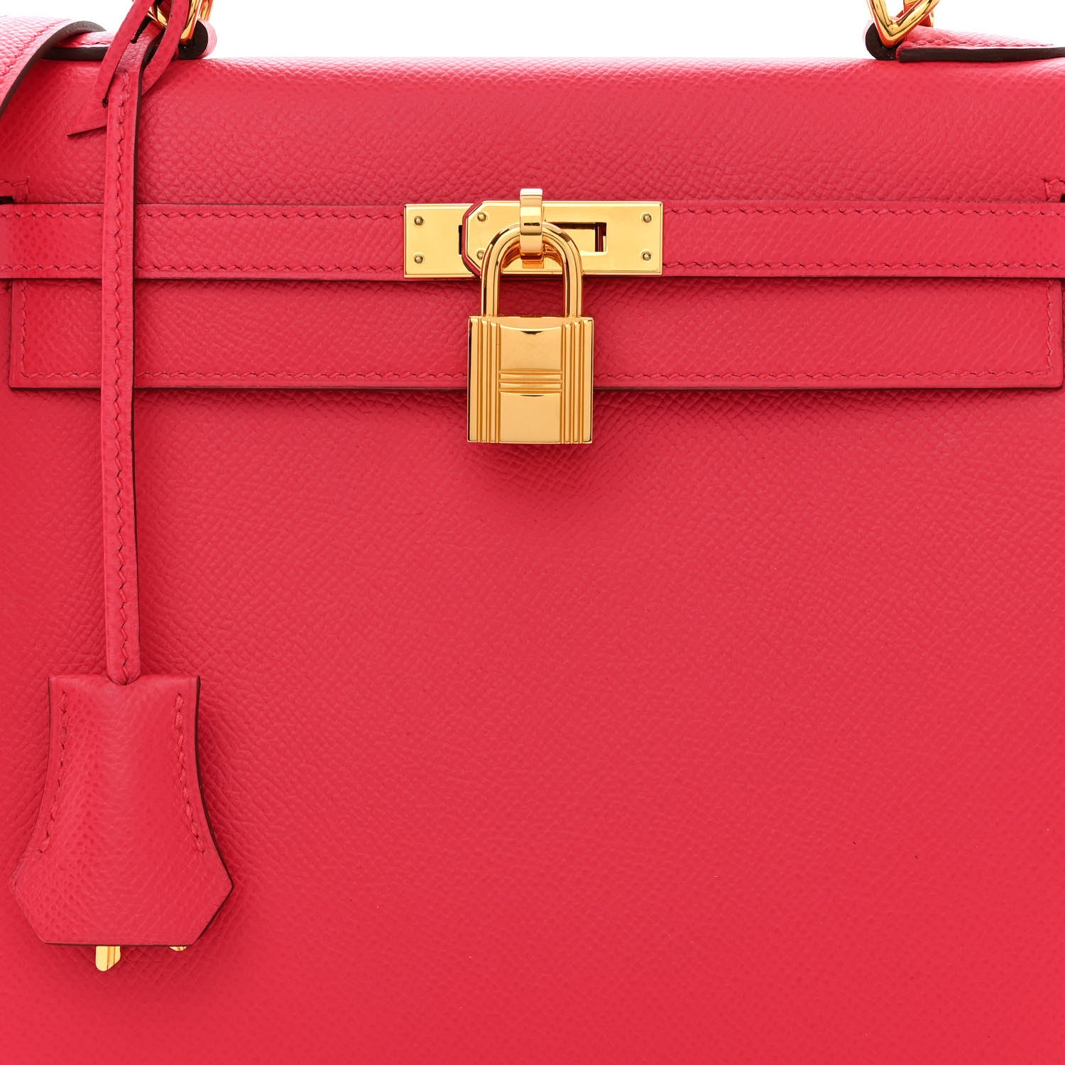 Hermes Epsom Kelly Sellier 25 Rose Extreme 8 of 11