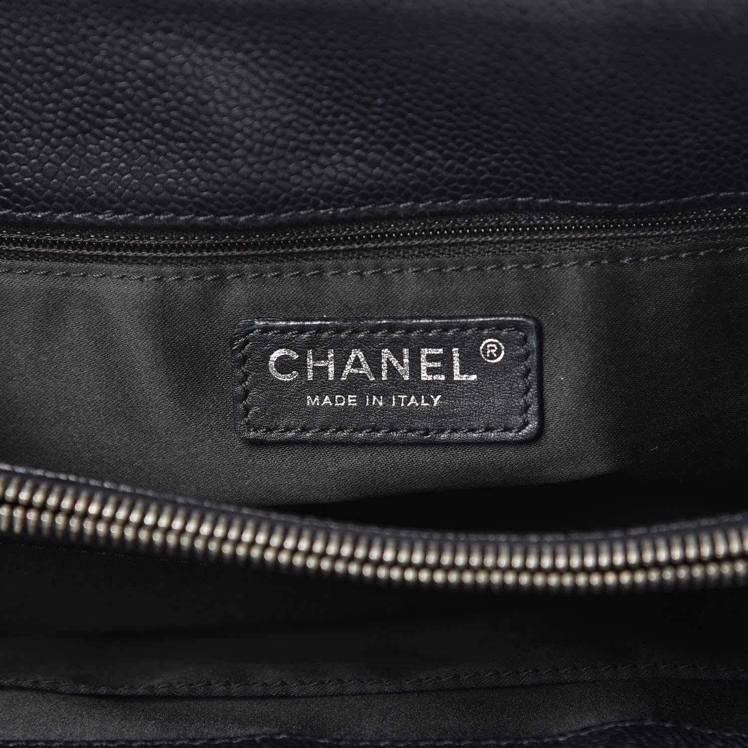 Chanel Caviar Quilted Grand Shopping Tote GST Black 6 of 13