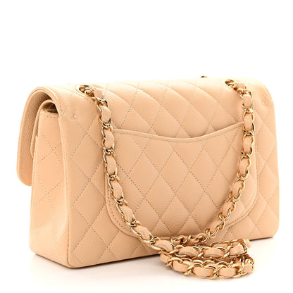 Chanel Caviar Quilted Small Double Flap Beige 3 of 11