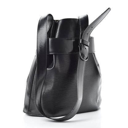 Louis Vuitton Epi Sac D'Epaule Black 3 of 18