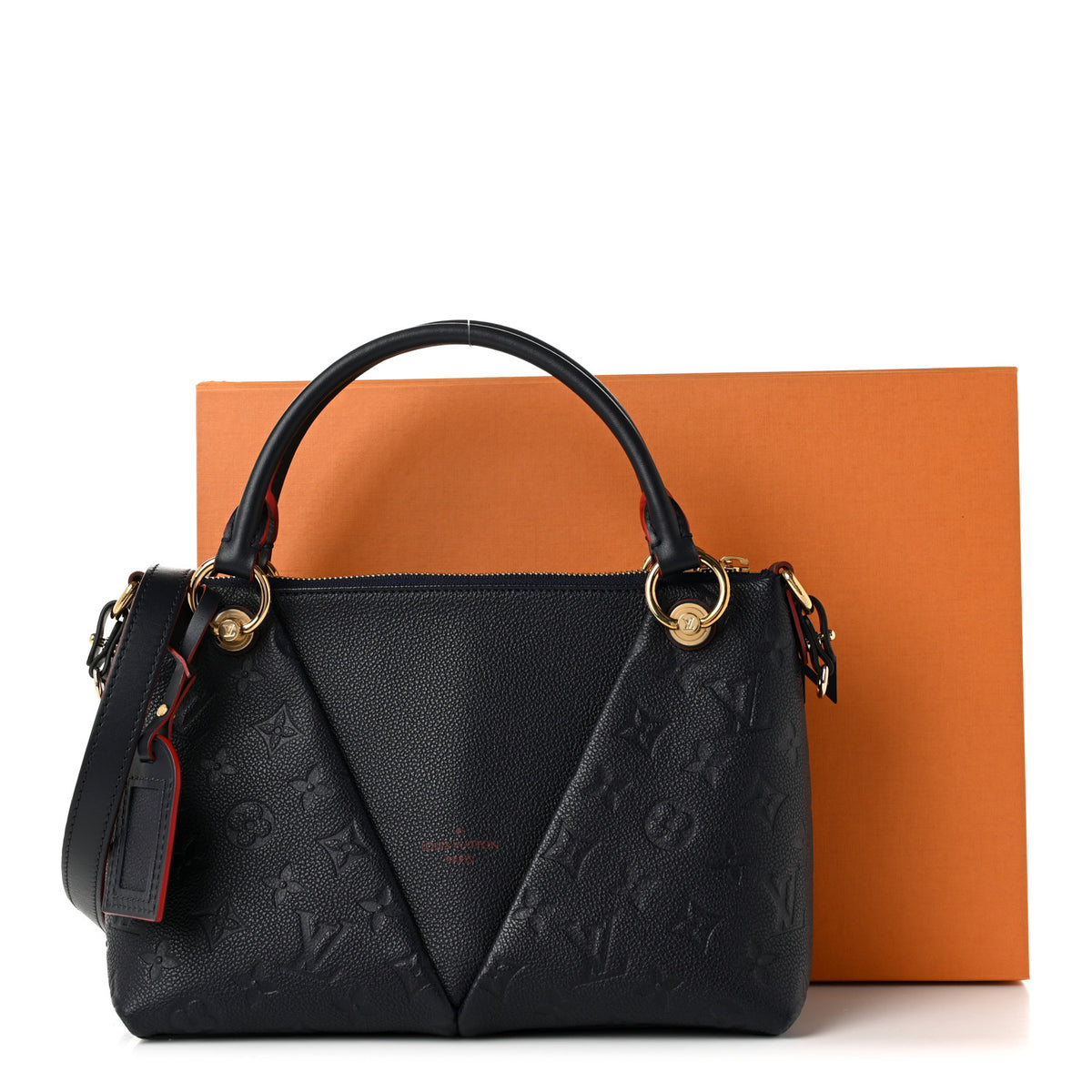 Empreinte V Tote BB Marine Rouge