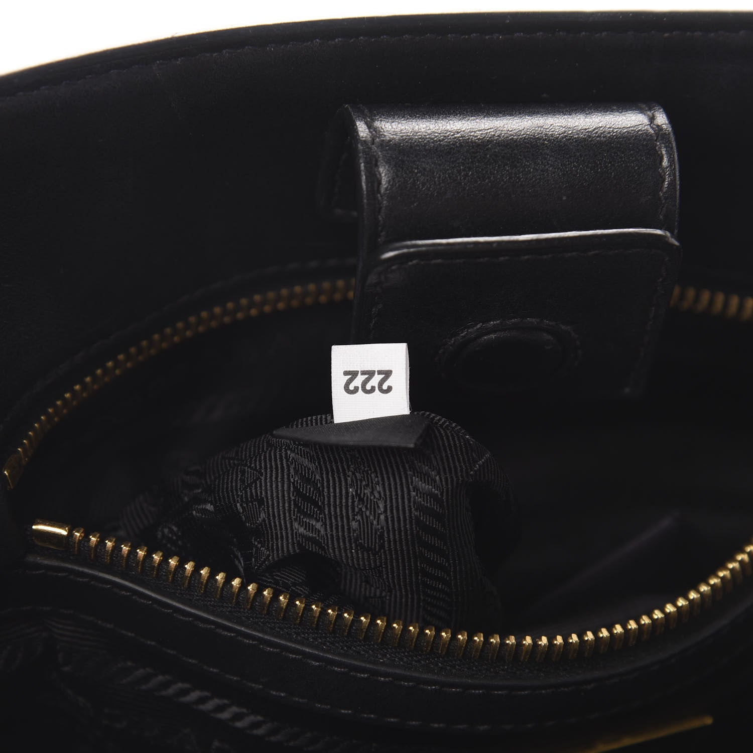 Prada Saffiano Soft Calfskin Small Zippered Tote Black 8 of 12