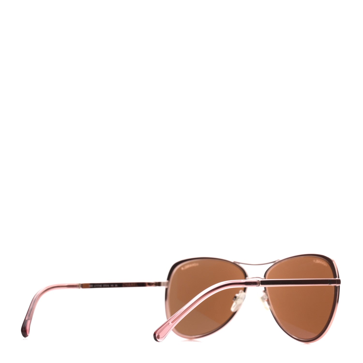 Chanel Metal Mirrored Pilot Summer Sunglasses 4223 Pink 4 of 8