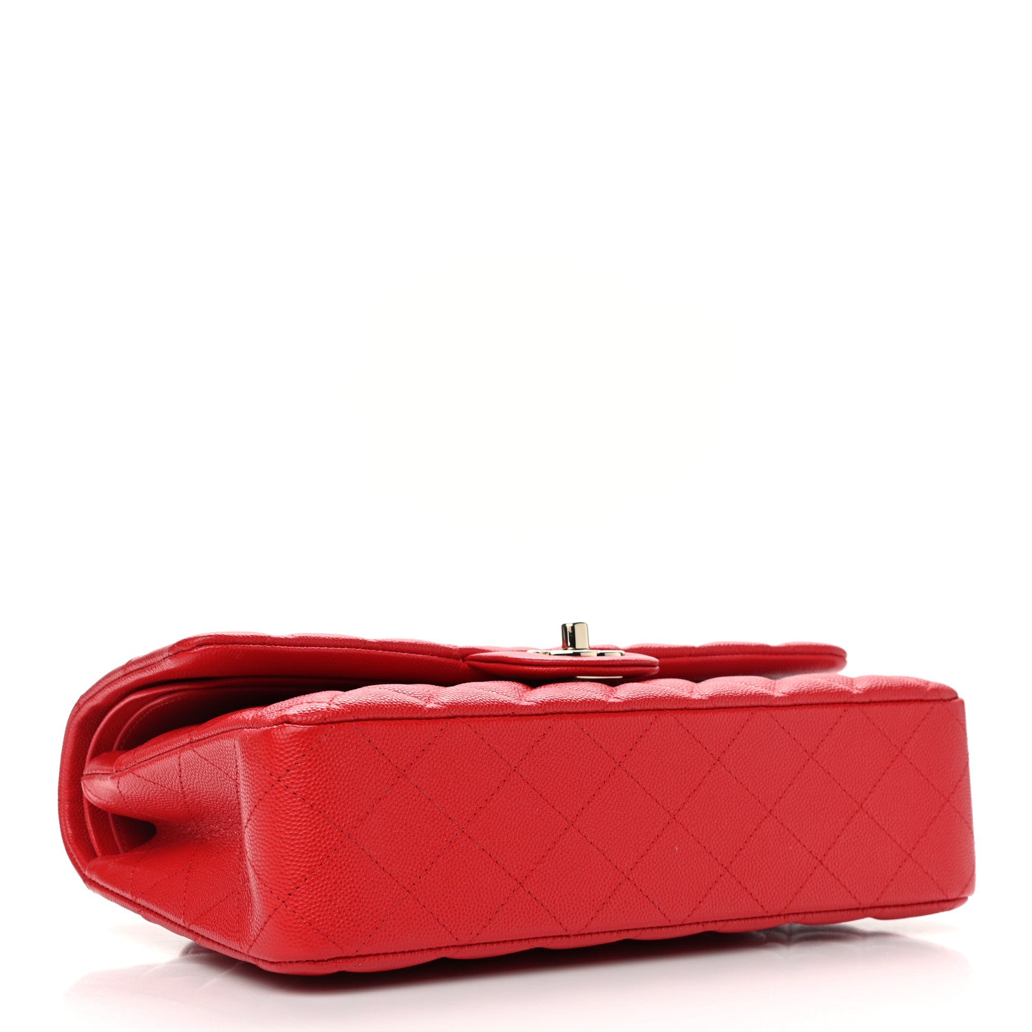 Chanel Caviar Quilted Medium Double Flap Red 4 of 12
