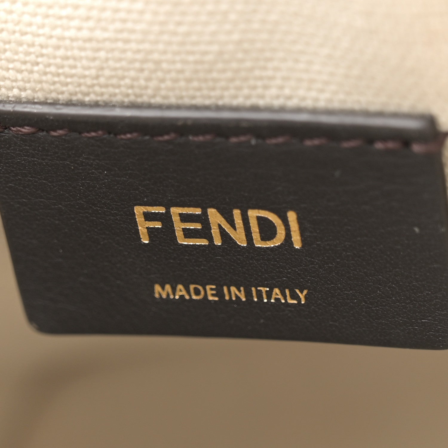Fendi Canvas Nappa F is Fendi FF Embroidered Mini Mon Tresor