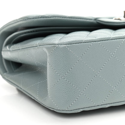 Chanel Caviar Quilted Small Double Flap Light Blue 8 of 11