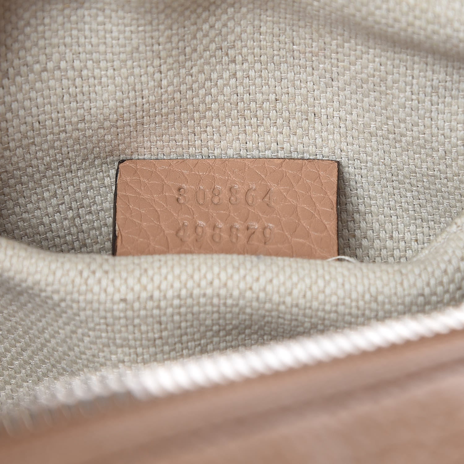 Gucci Pebbled Calfskin Small Soho Disco Bag Camelia 7 of 17