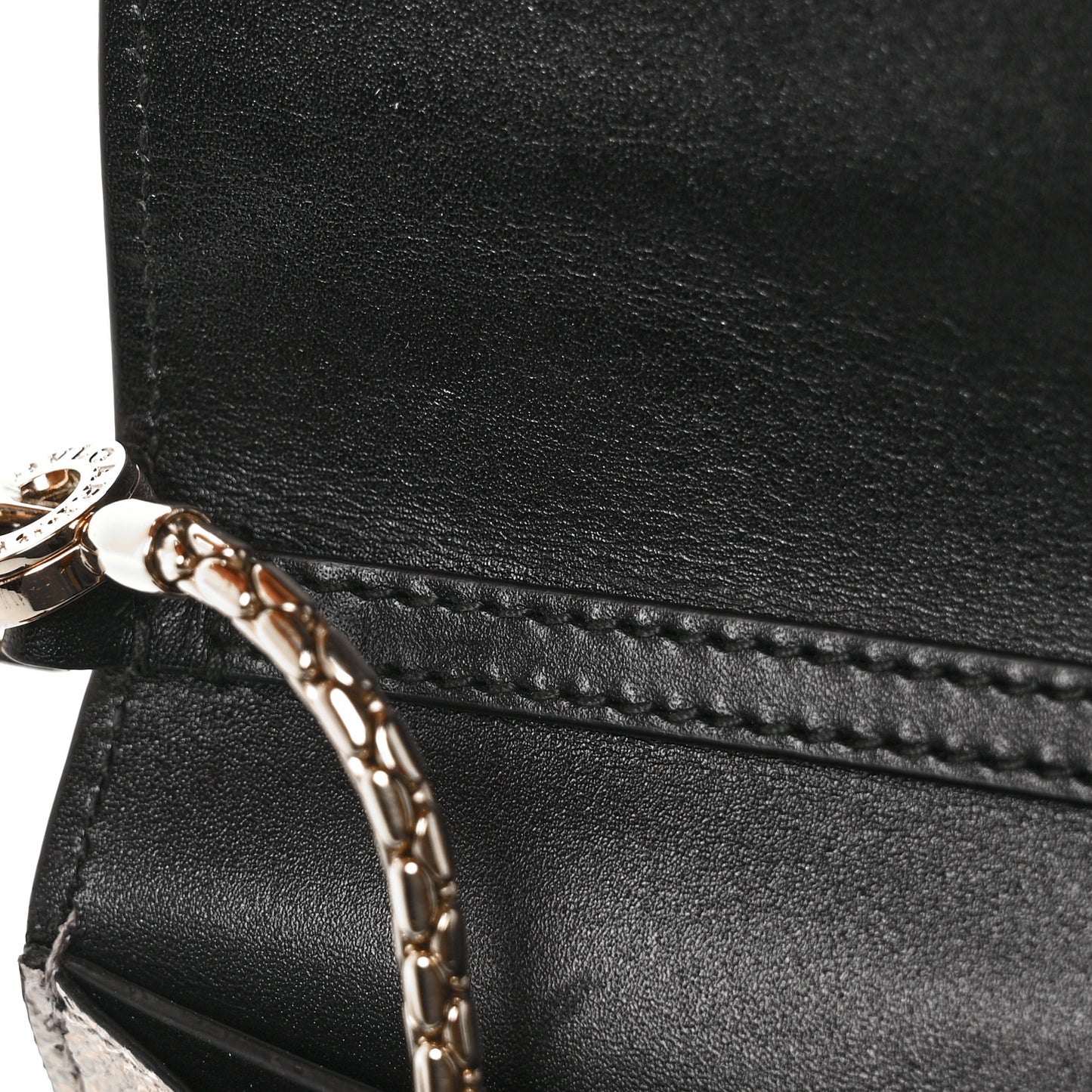 Karung Serpenti Forever Chain Wallet Opal