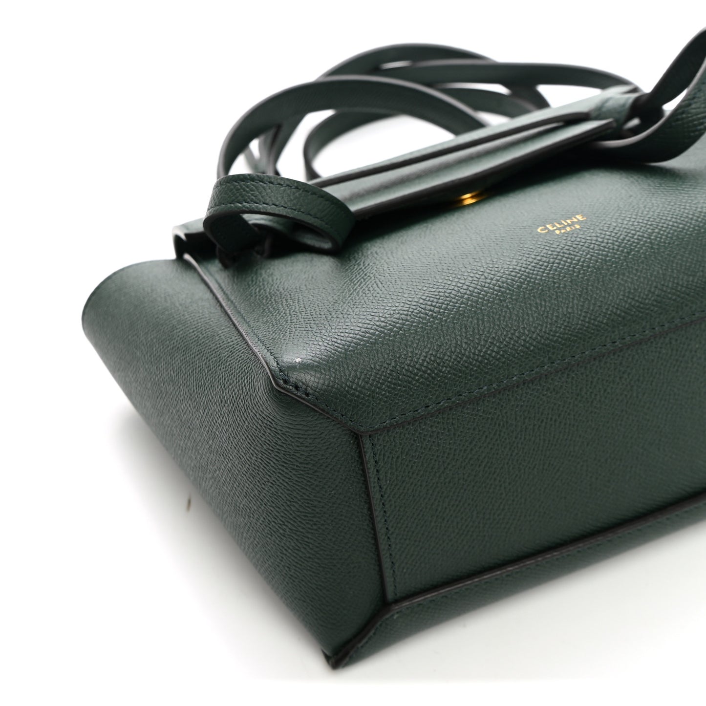 Grained Calfskin Nano Belt Bag Amazone
