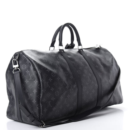 Louis Vuitton Monogram Eclipse Keepall Bandouliere 55 2 of 10