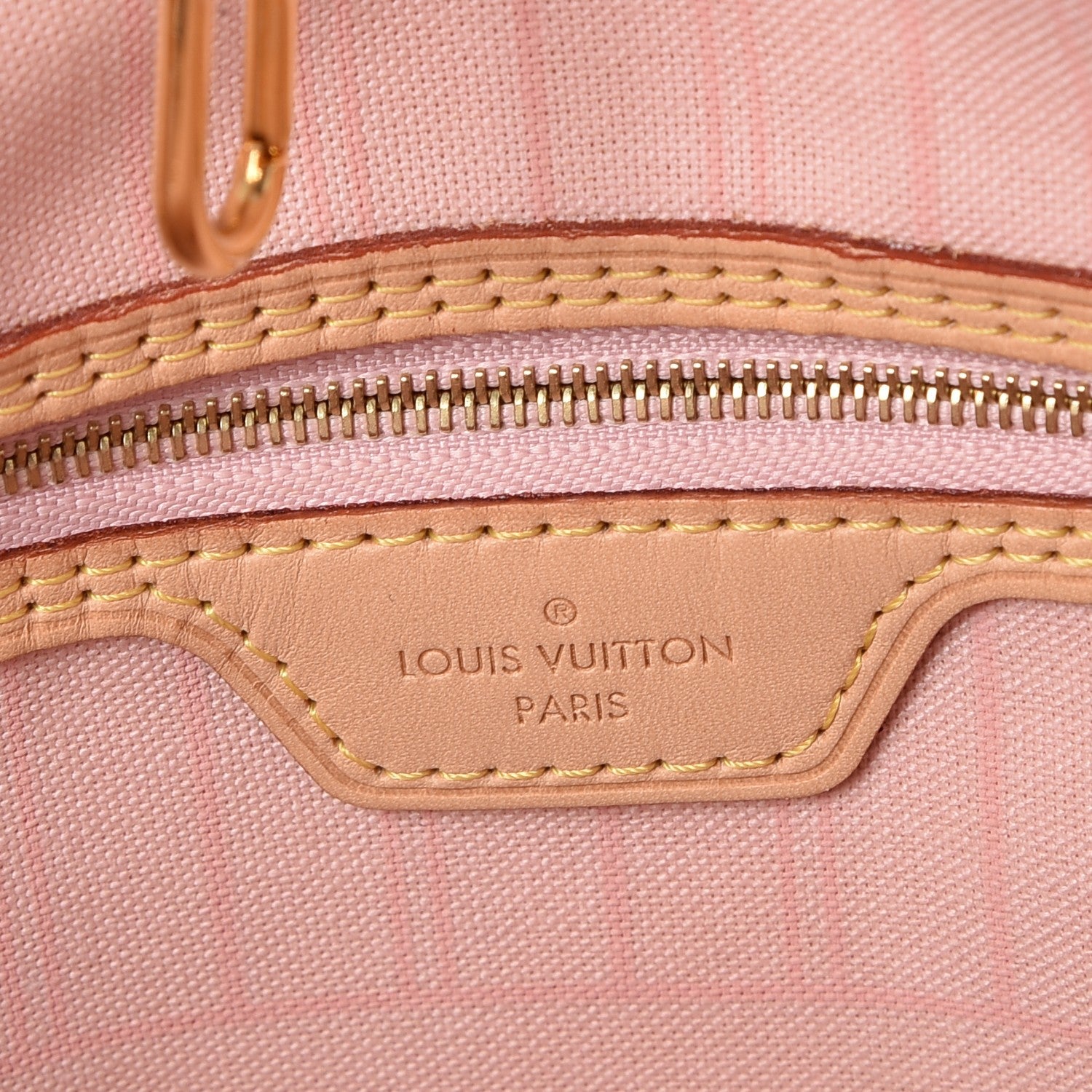 Louis Vuitton Damier Azur Neo Neverfull MM Rose Ballerine 7 of 10
