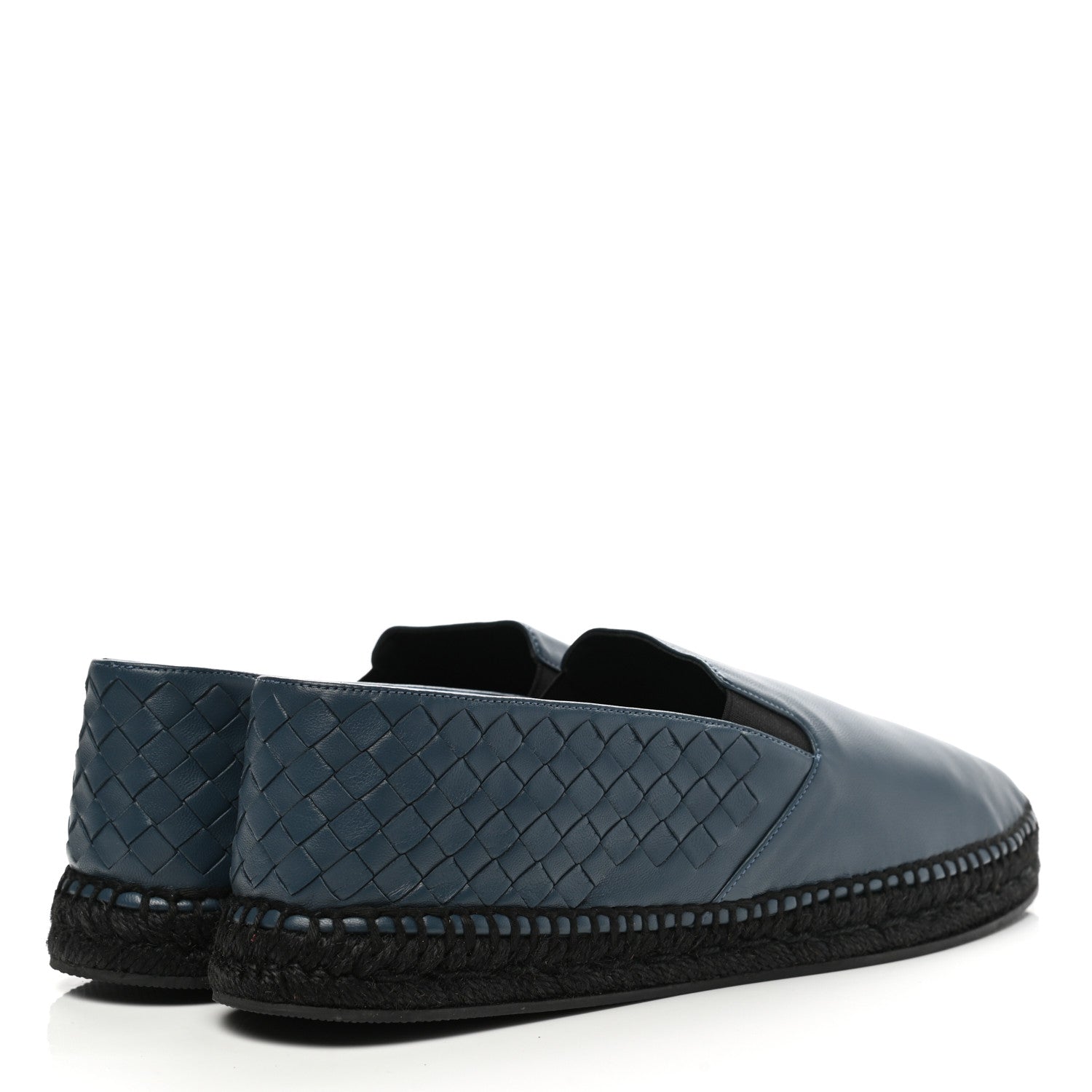 Bottega Veneta Nappa Intrecciato Mens Slip On Espadrilles 45 Denim 4 of 11
