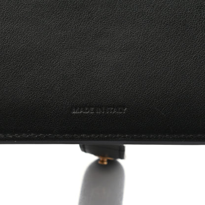 Celine Grained Calfskin Large Multifunction Strap Wallet Black 7 of 7