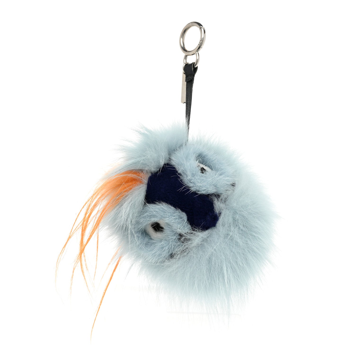 Fendi Fox Fur Dawny Monster Bag Bug Charm Cactus Viola Multicolor 1 of 4