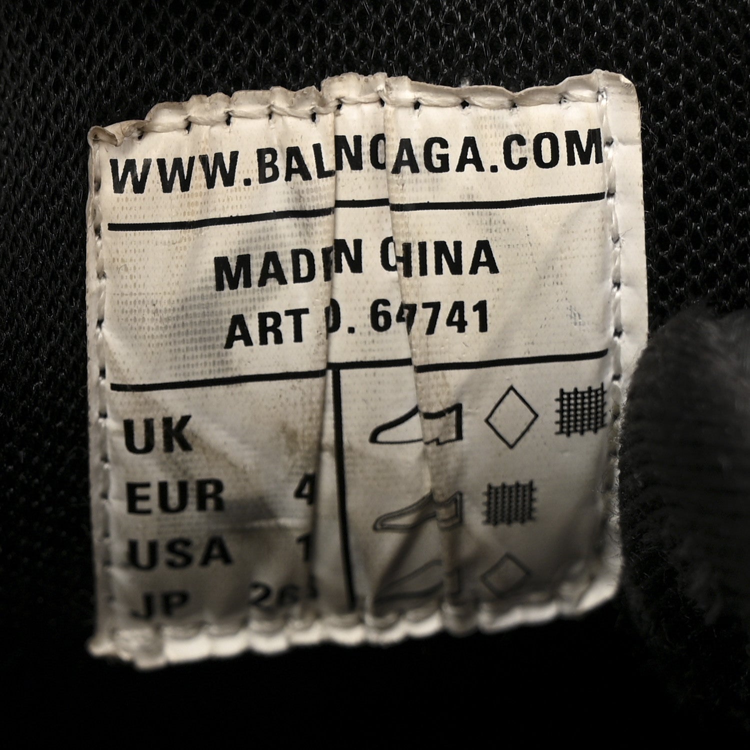 Balenciaga Rubber Mesh Fabric Clear Sole Womens Track Sneakers 40 Black 7 of 11
