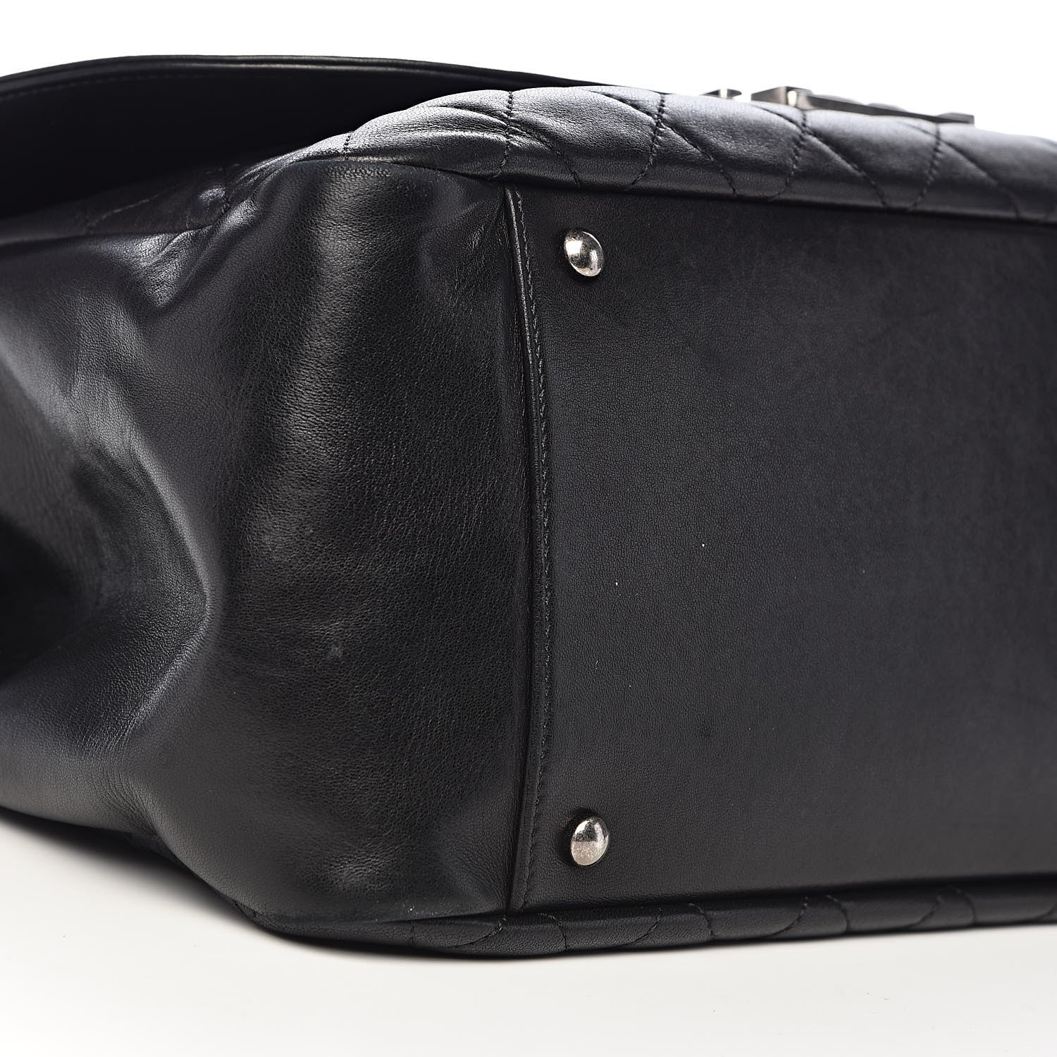 Chanel Lambskin Quilted Large Antik Boy Flap Black 13 of 15