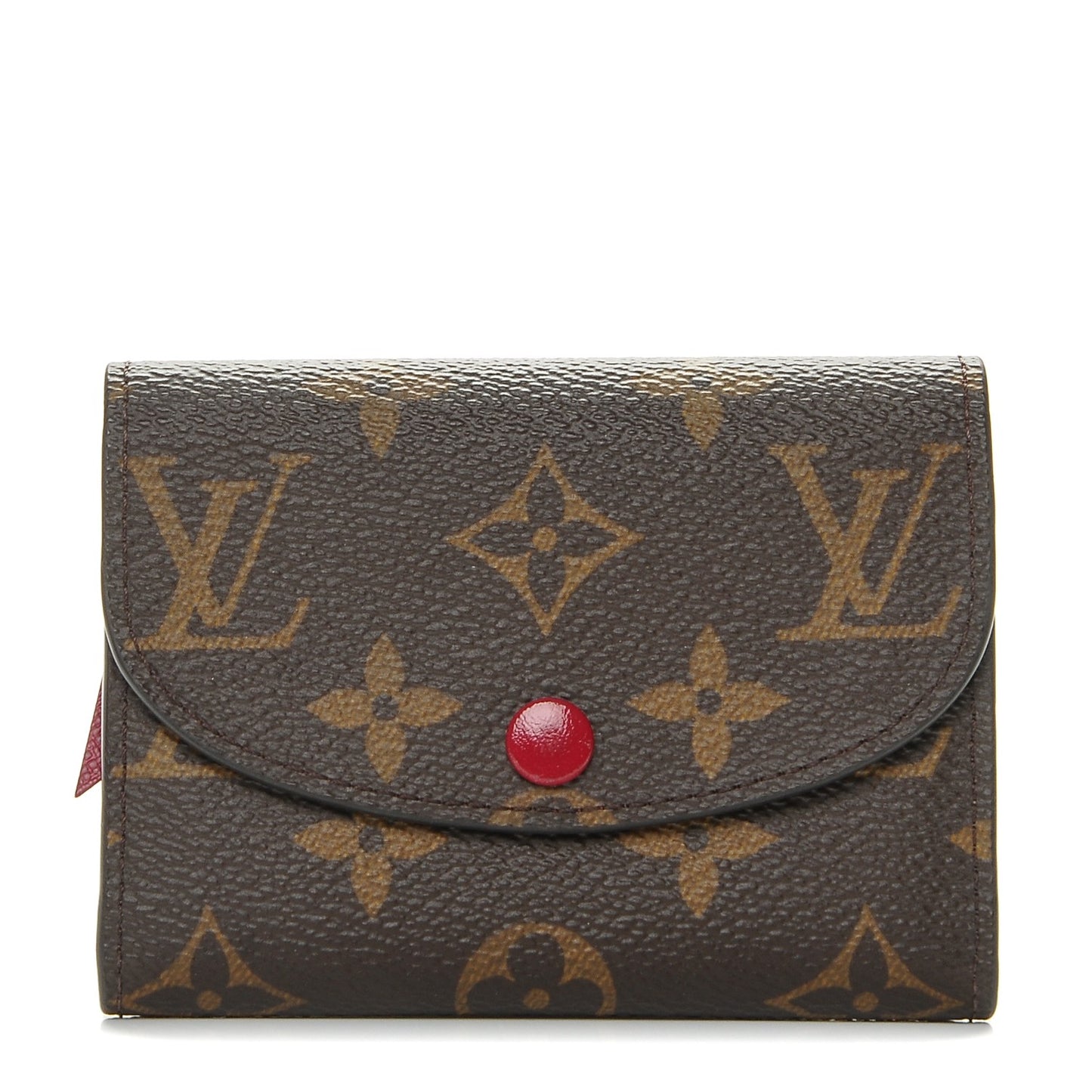 Monogram Rosalie Coin Purse Fuchsia
