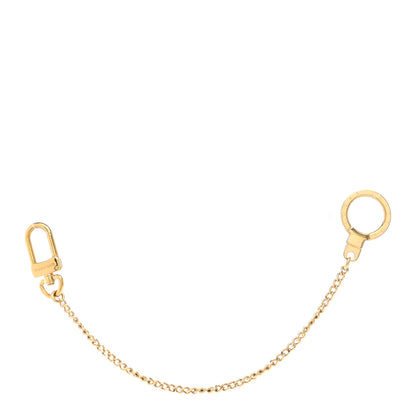 Louis Vuitton Metal Pochette Extender Key Ring Chain Gold 1 of 3