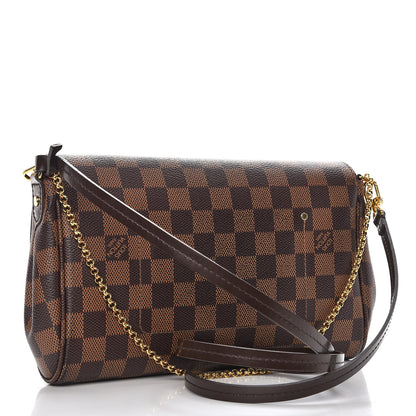 Louis Vuitton Damier Ebene Favorite MM 3 of 12
