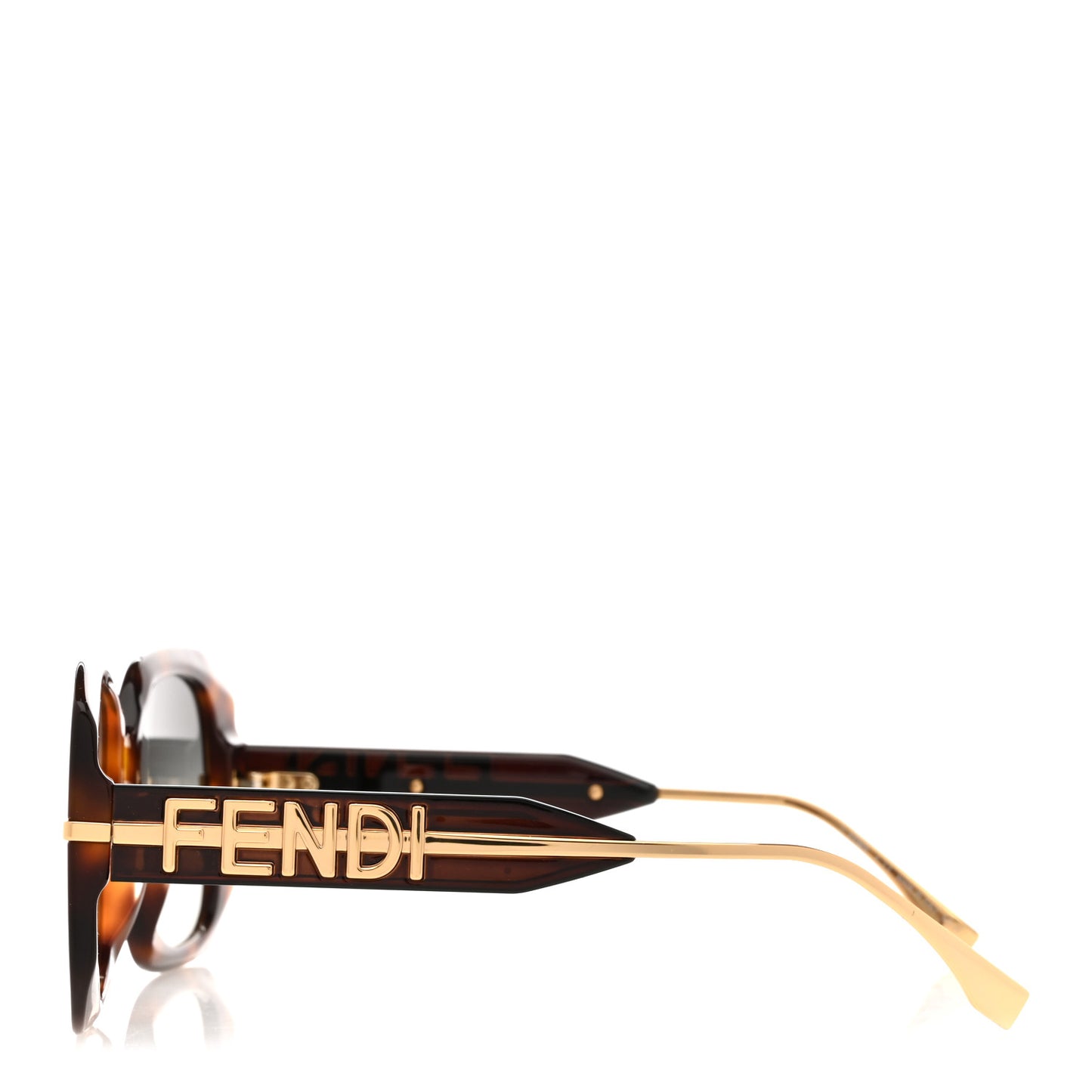 Acetate Fendigraphy Sunglasses FE40065I Tortoise