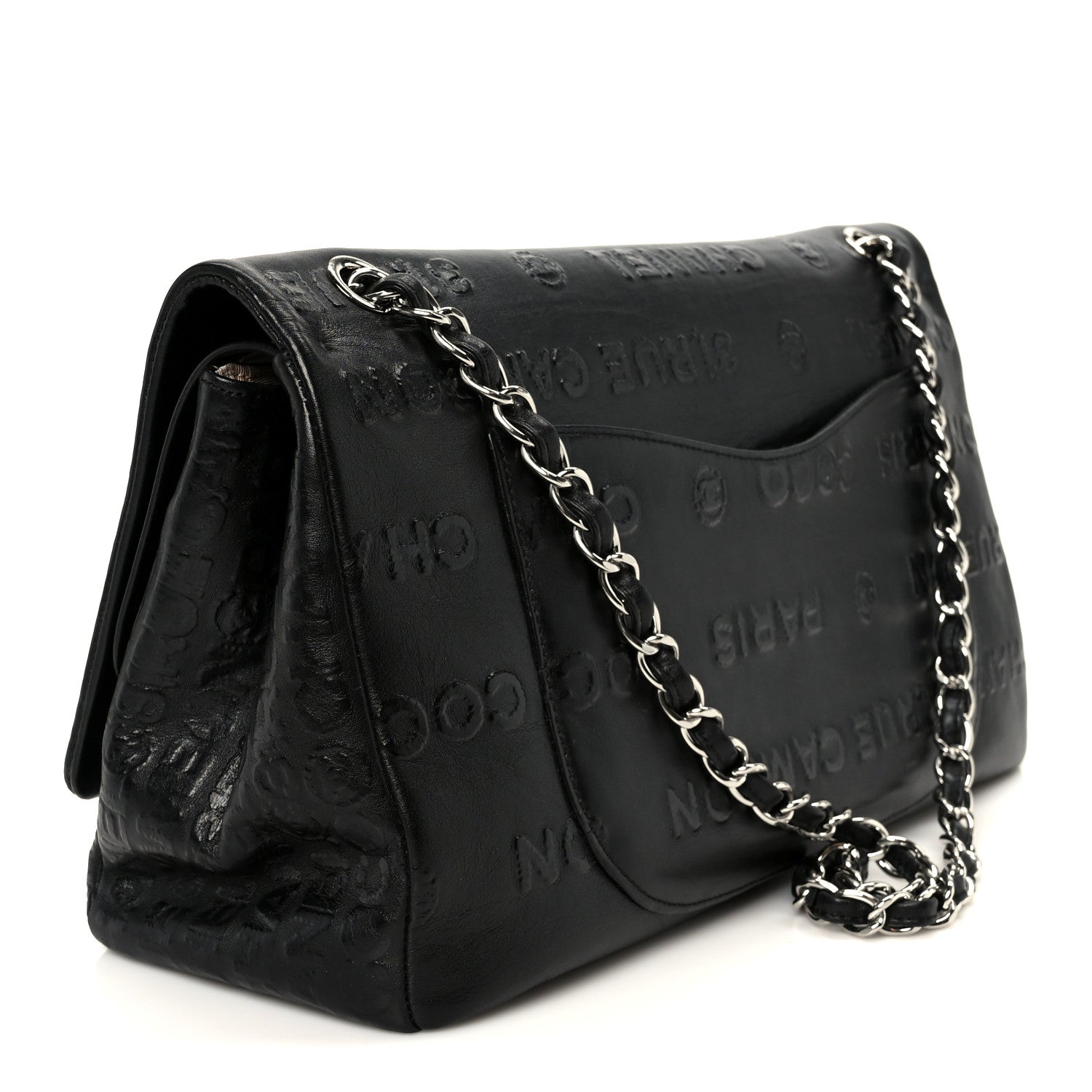 Chanel Calfskin Unlimited Jumbo Double Flap Black 3 of 10