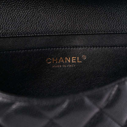 Chanel Caviar Quilted Clutch With Chain Flap Black 5 of 6