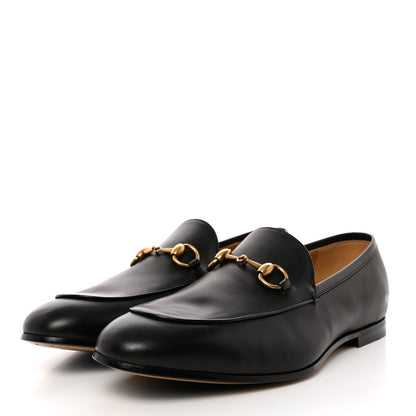 Gucci Calfskin Horsebit Mens Jordaan Loafers 9.5 Black 3 of 11