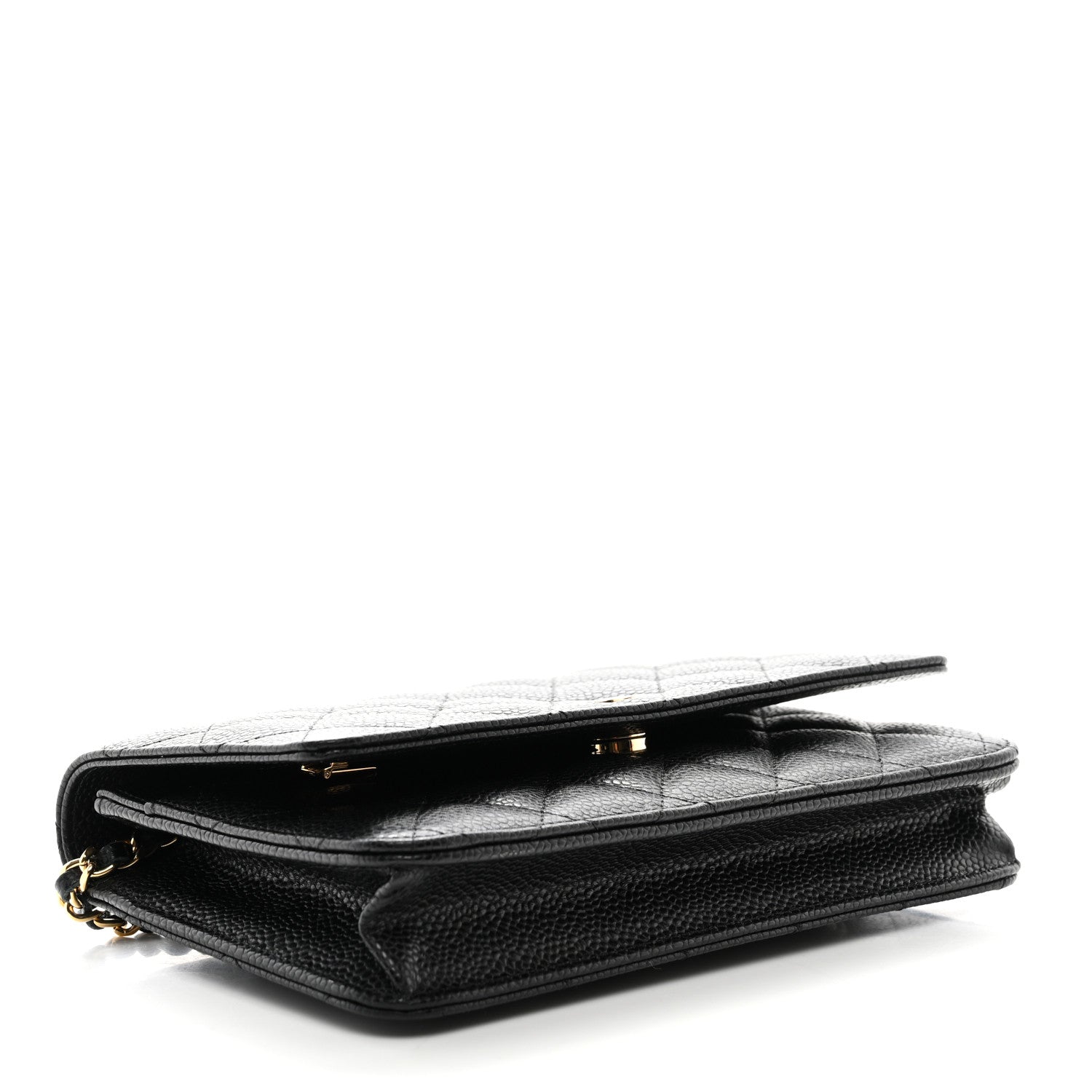 Chanel Caviar Quilted Wallet on Chain WOC Black 4 of 11