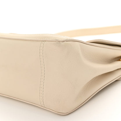 Louis Vuitton Smooth Calfskin Soft Dauphine MM White 10 of 11