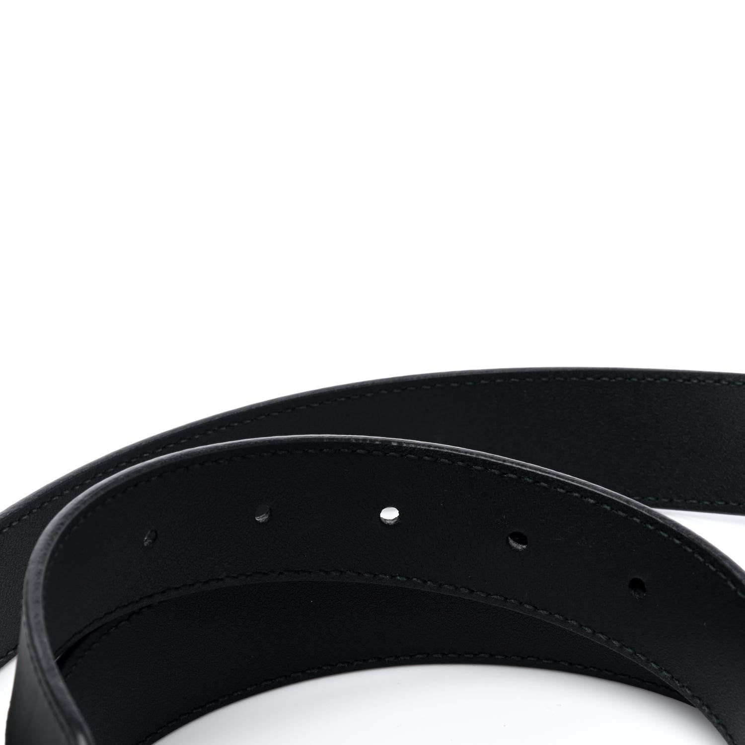 Gucci Moon Calfskin Double G 30mm Belt 115 46 Black 6 of 6
