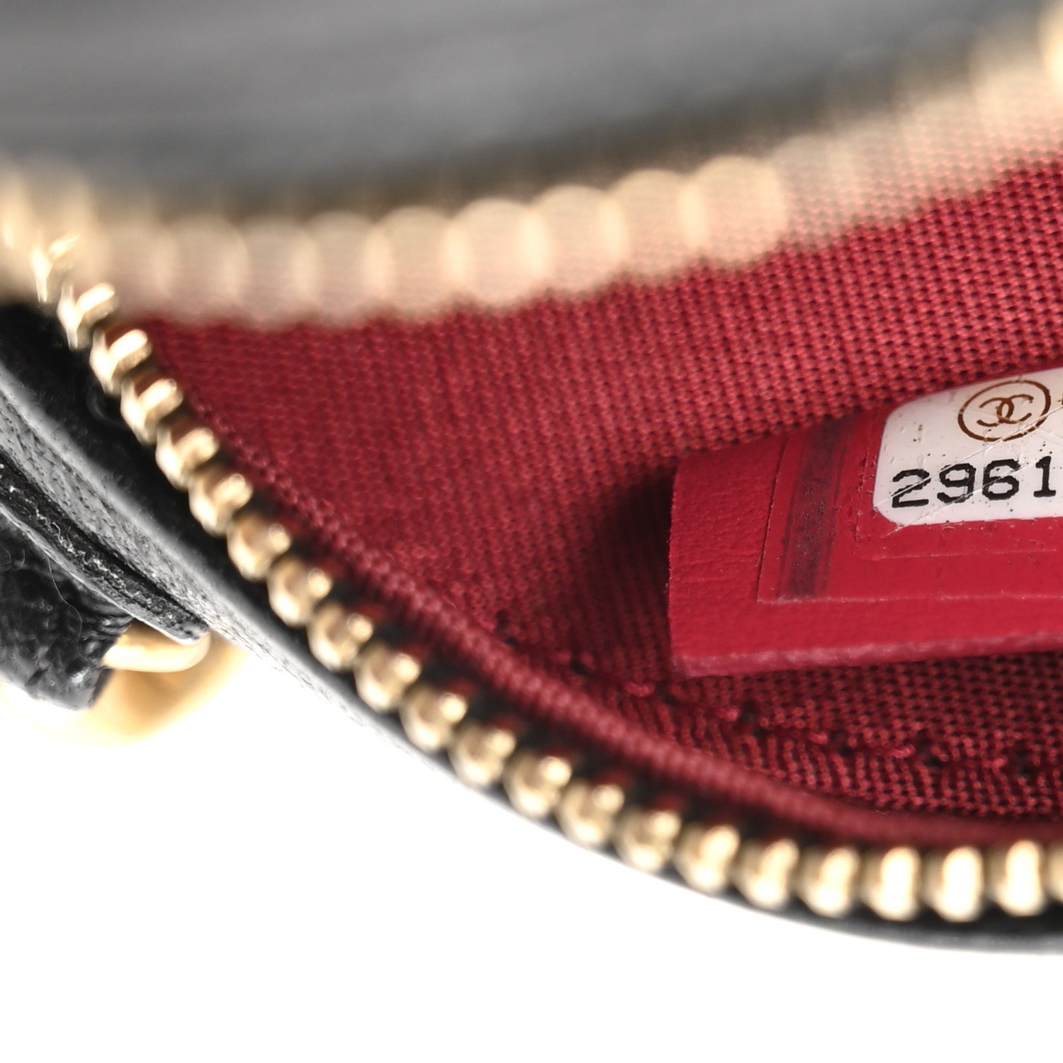 Chanel Shiny Goatskin Quilted Chanel 19 Round Clutch With Chain  Black 6 of 9