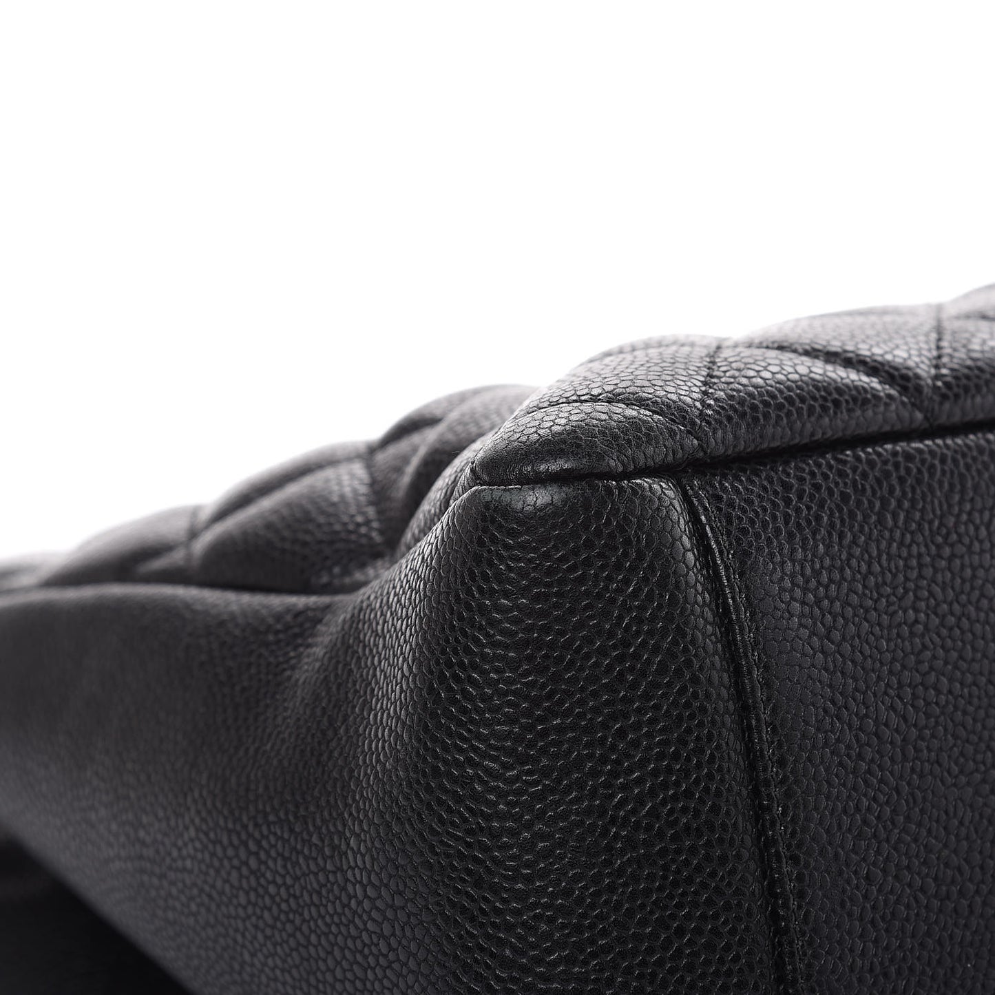 Caviar Quilted Grand Shopping Tote GST Black