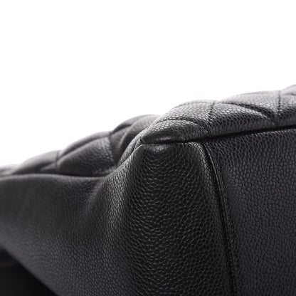 Chanel Caviar Quilted Grand Shopping Tote GST Black 10 of 17
