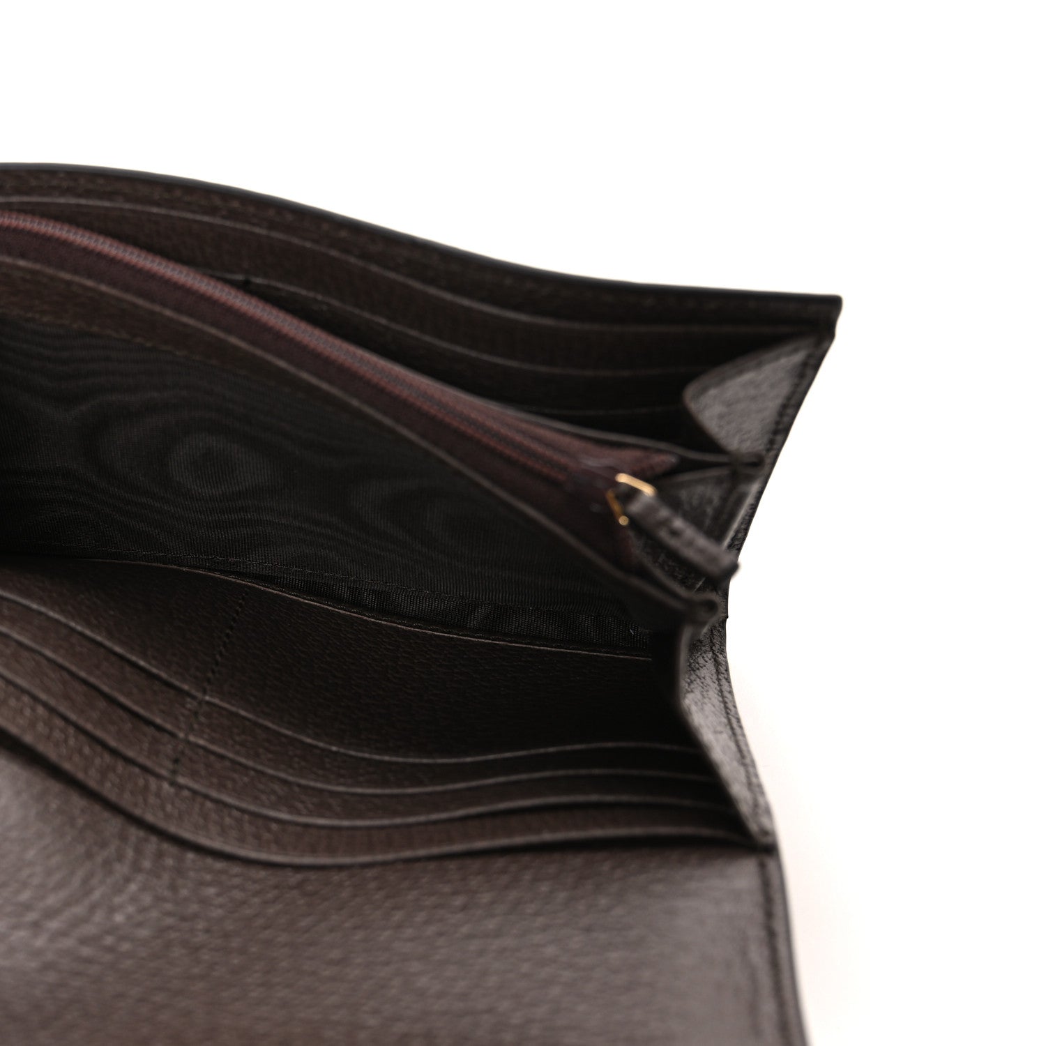 Gucci GG Supreme Monogram Web Ophidia Continental Wallet Brown 5 of 8