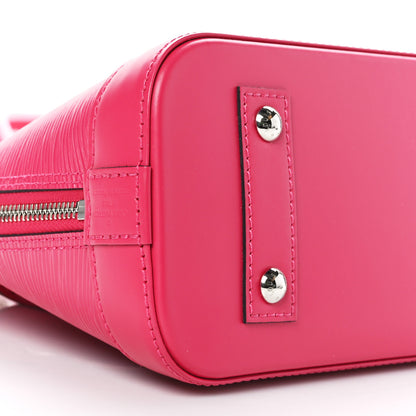 Louis Vuitton Epi Jacquard Alma BB Rose Pondicherry 7 of 9