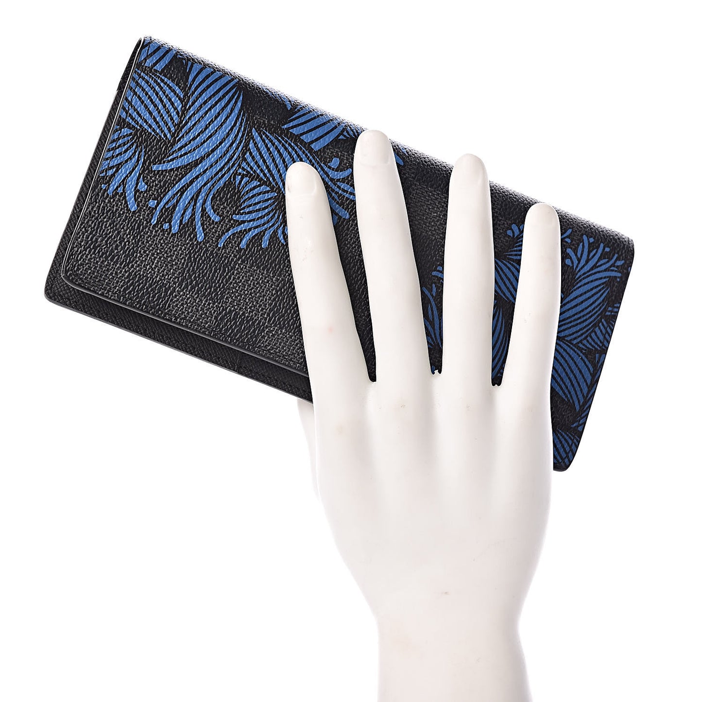 Damier Graphite Rope Brazza Wallet Blue