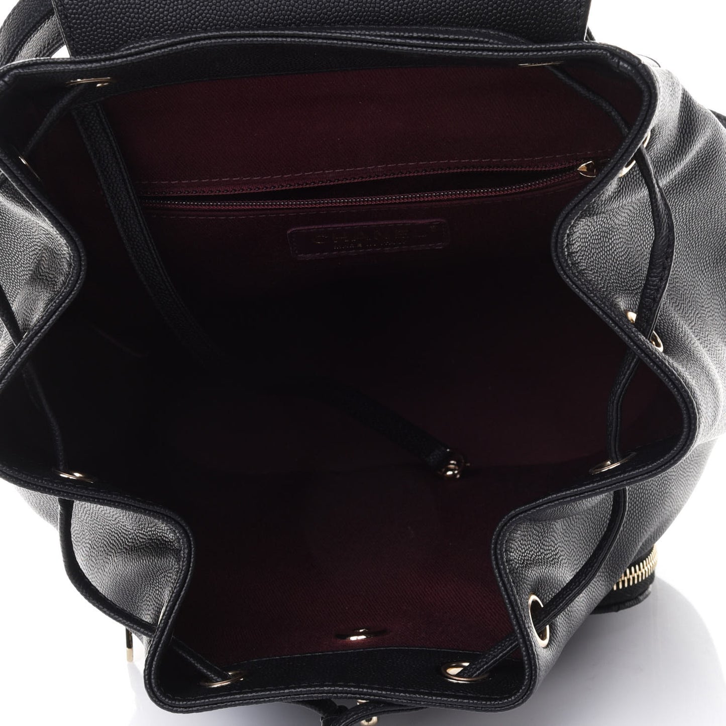 Caviar Quilted Business Affinity Backpack Black