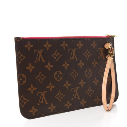 Louis Vuitton Monogram Neverfull MM GM Pochette Pivoine 2 of 7