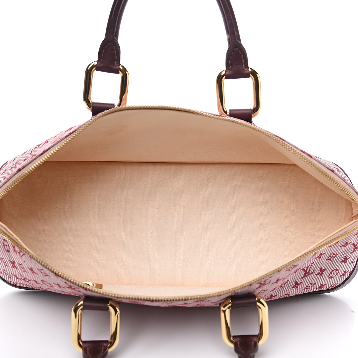 Mini Monogram Alma Long Cherry