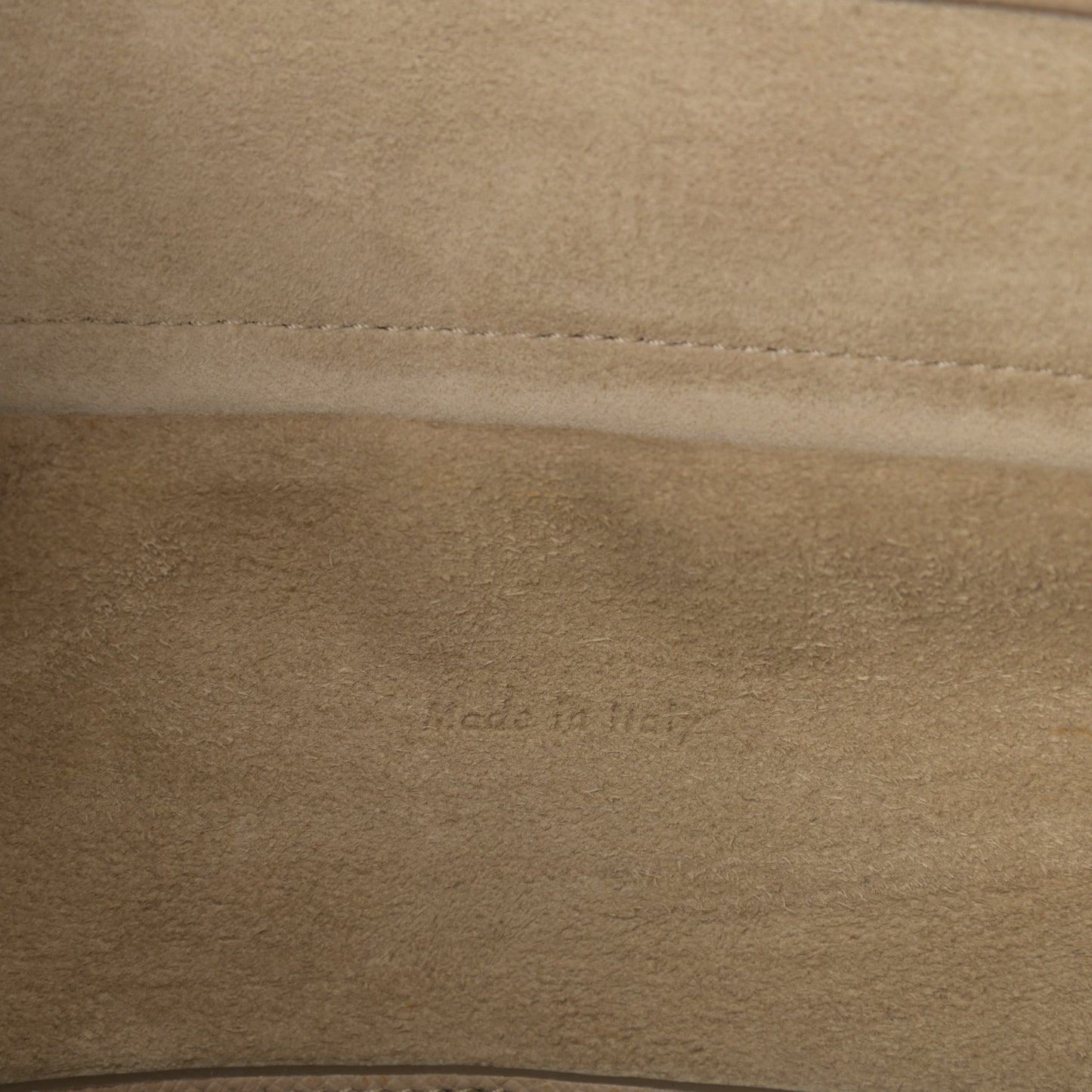 Grained Calfskin Mini Belt Bag Light Taupe