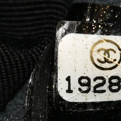 Chanel Sheepskin Braided Small Boy Reverso Flap Black 9 of 9