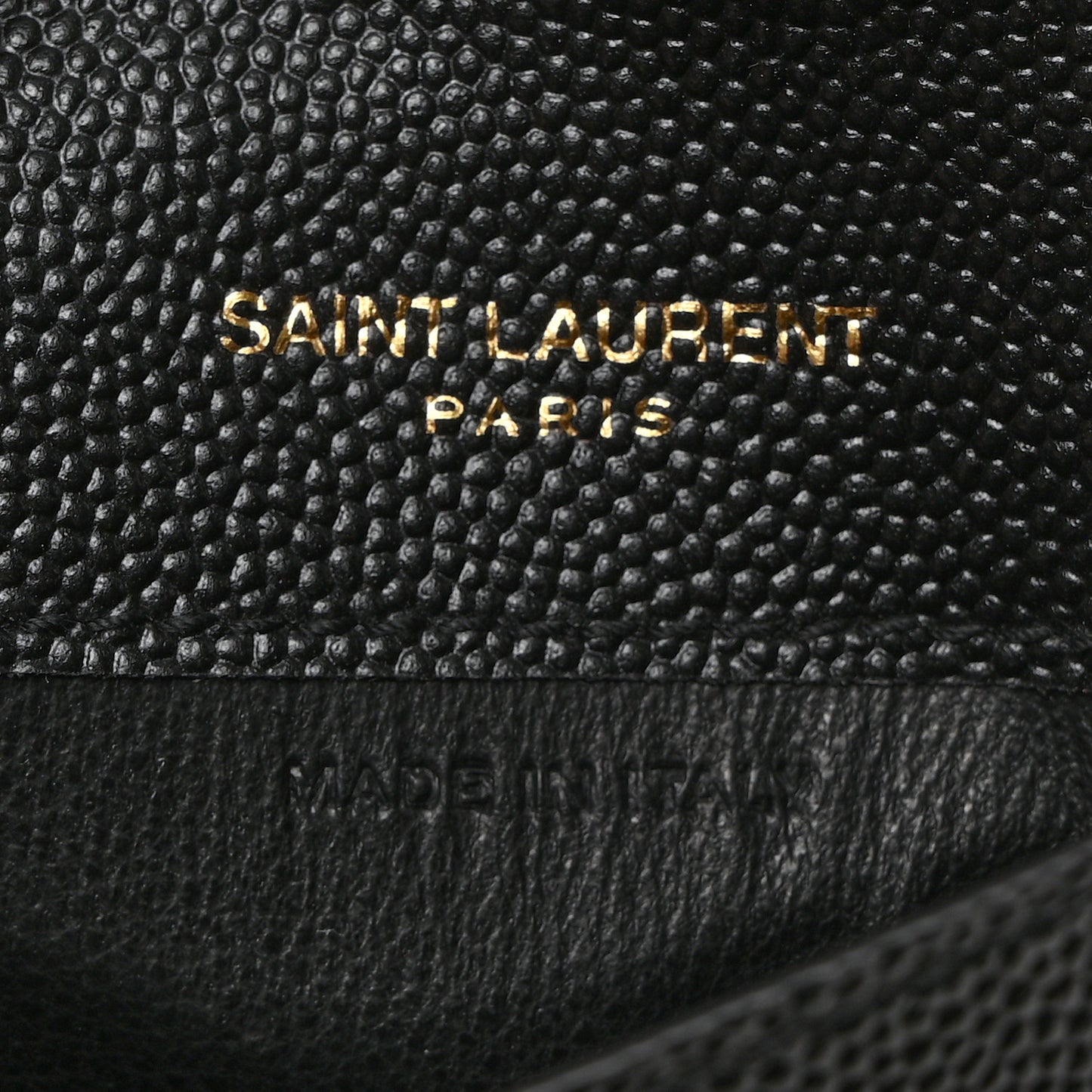 Grain De Poudre Uptown Monogram Card Case Black