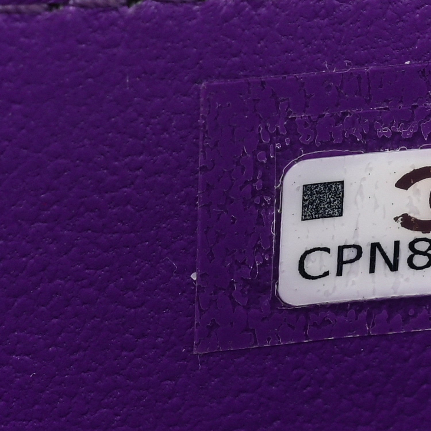 Chanel Lambskin Quilted Small Top Handle Vanity Case With Chain Purple 7 of 11
