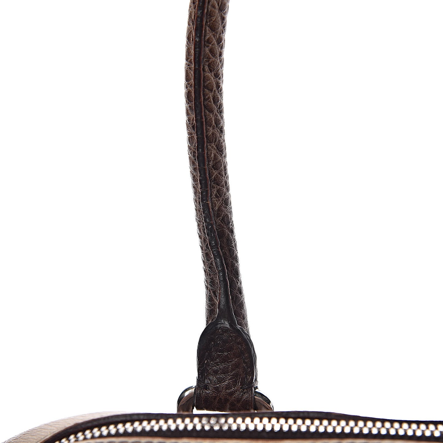 Cervo Lux Bowler Bag Brown