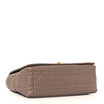 Christian Dior Lambskin Cannage Medium Caro Bag Warm Taupe 4 of 13