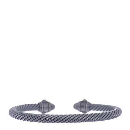 David Yurman Darkened Sterling Silver 5mm Renaissance Bracelet 3 of 4