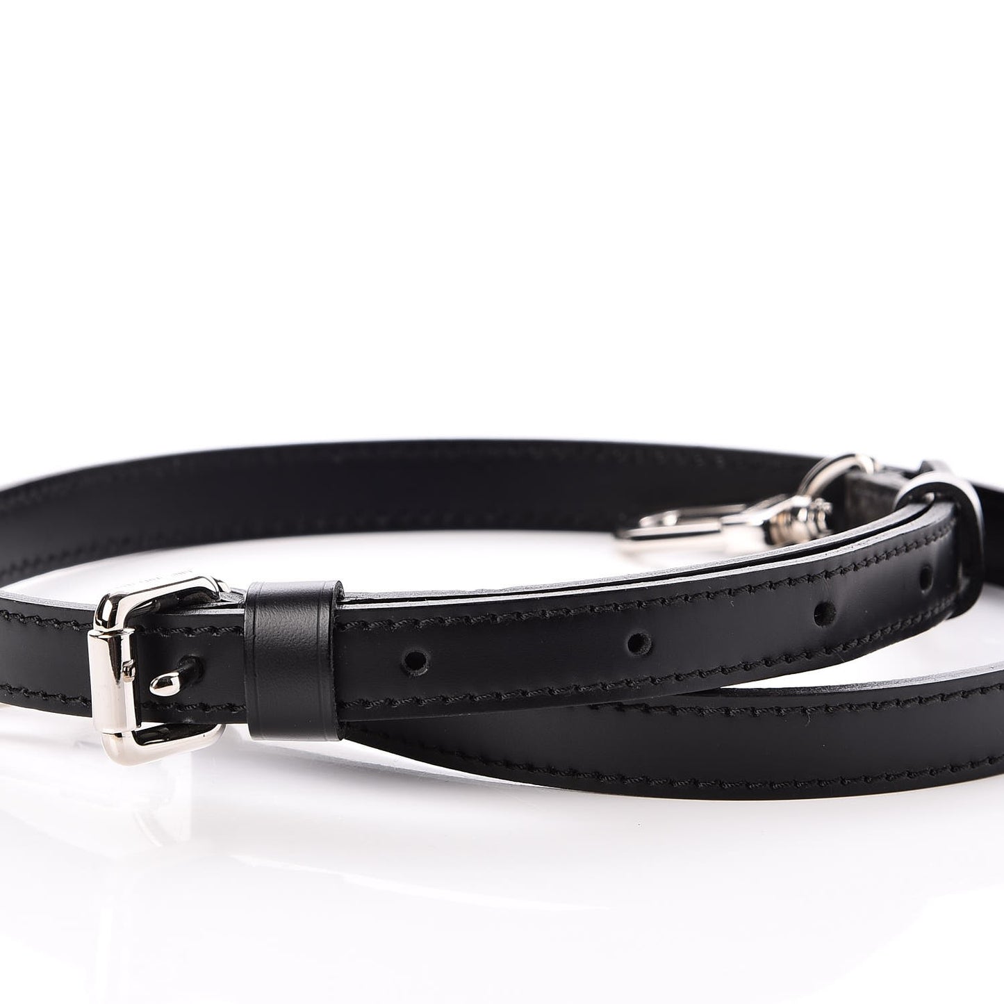Calfskin 16mm Adjustable Shoulder Strap Black
