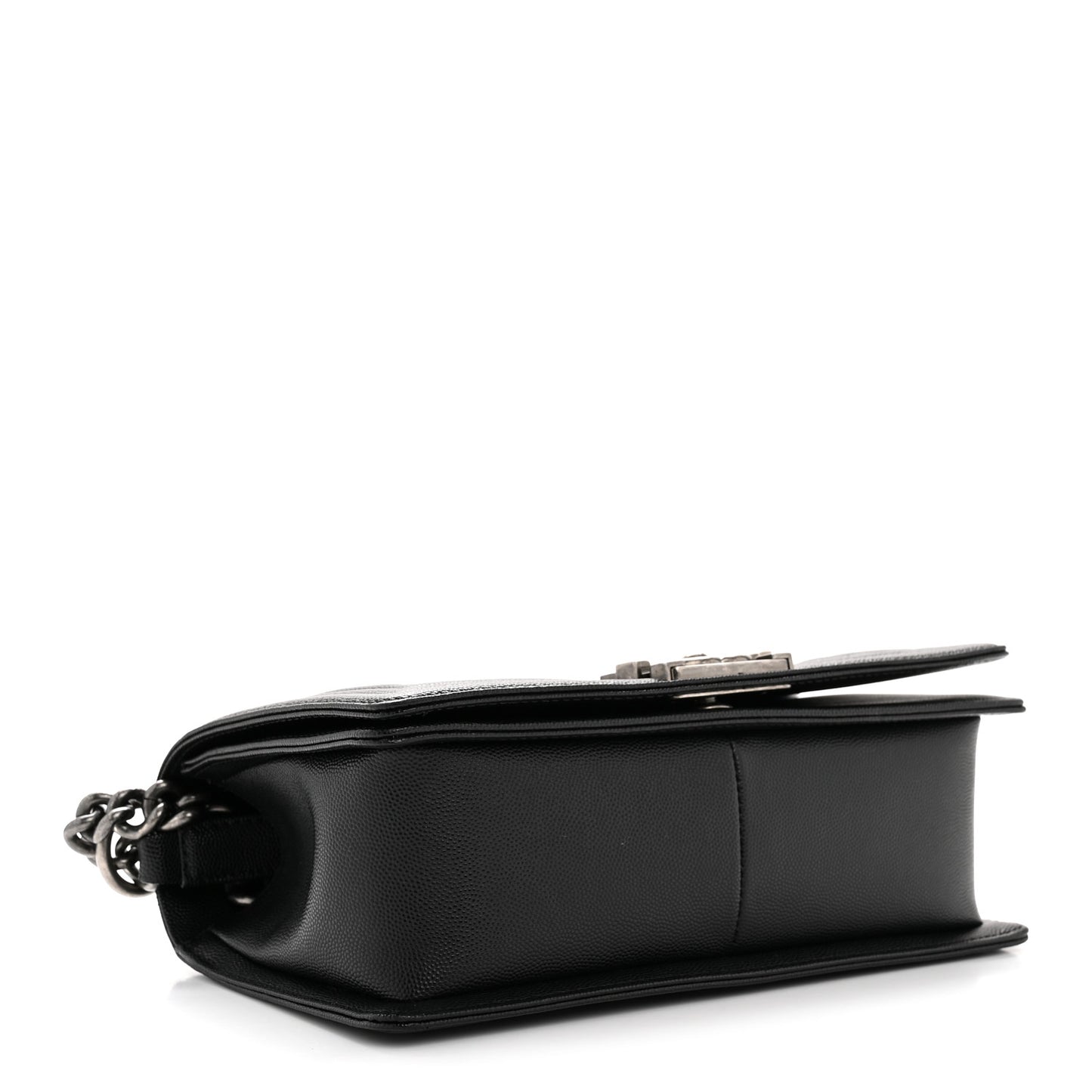 Caviar Quilted Medium Boy Flap Black