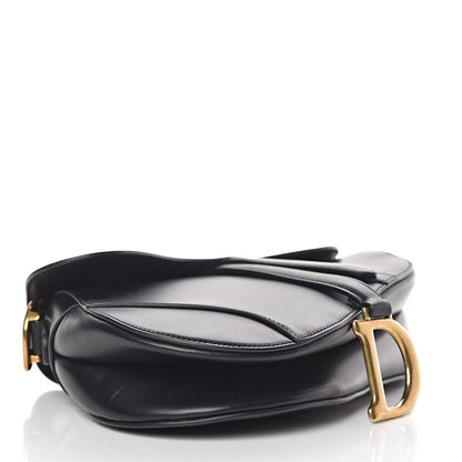 Christian Dior Calfskin Saddle Bag Black 4 of 10